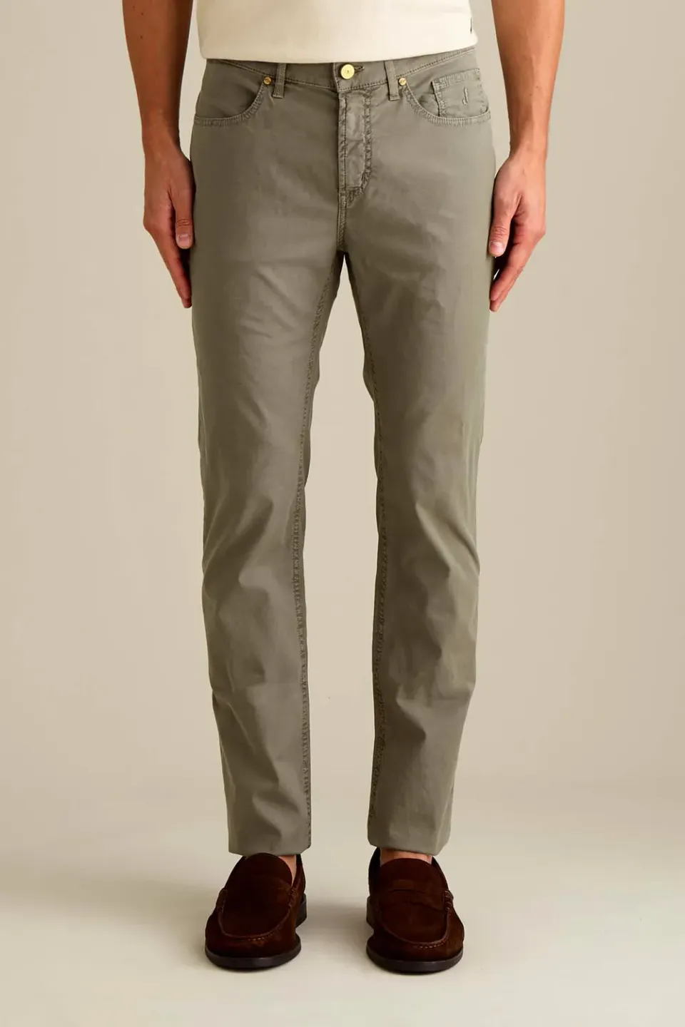 Jeckerson Jordan Slim Fit Herren Chino Militärgrün