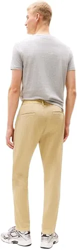 Tommy Jeans Isaac Twill Stoffhose Herren beige L Wide Leg