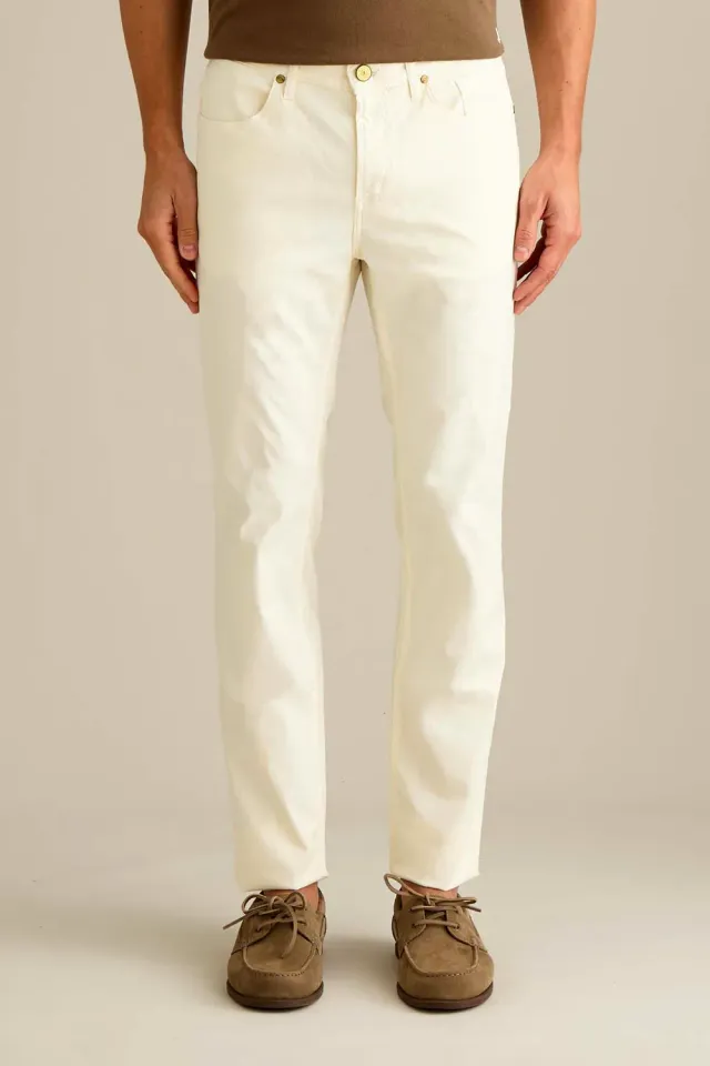 Jeckerson Jordan Chino Slim schneeweiß Baumwolle