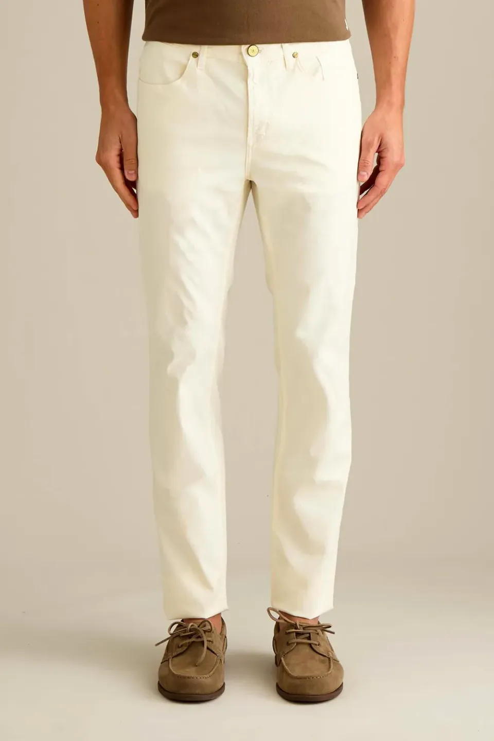 Jeckerson Jordan Chino Slim schneeweiß Baumwolle