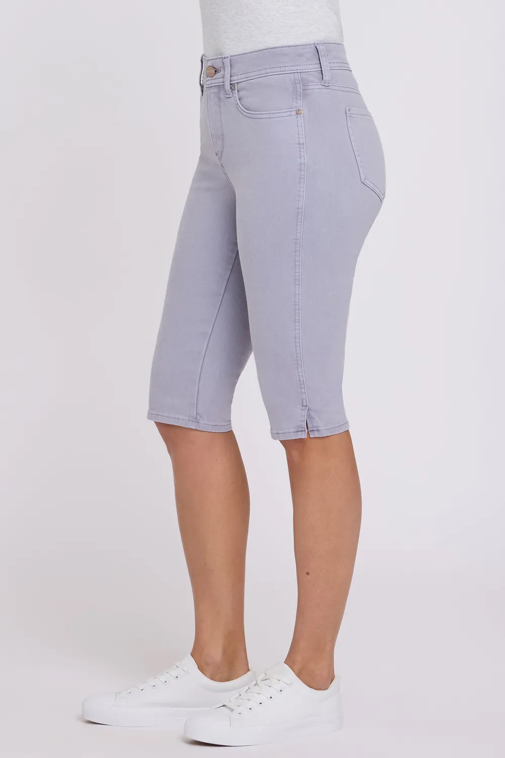 NYDJ Sophie Bike Capri Jeans Lavendel Stretch