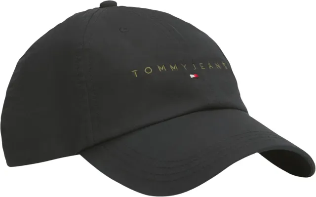 Tommy Jeans AM0AM12958 Herren Gürtel Schwarz Leder