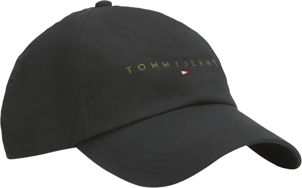 Tommy Jeans AM0AM12958 Herren Gürtel Schwarz Leder