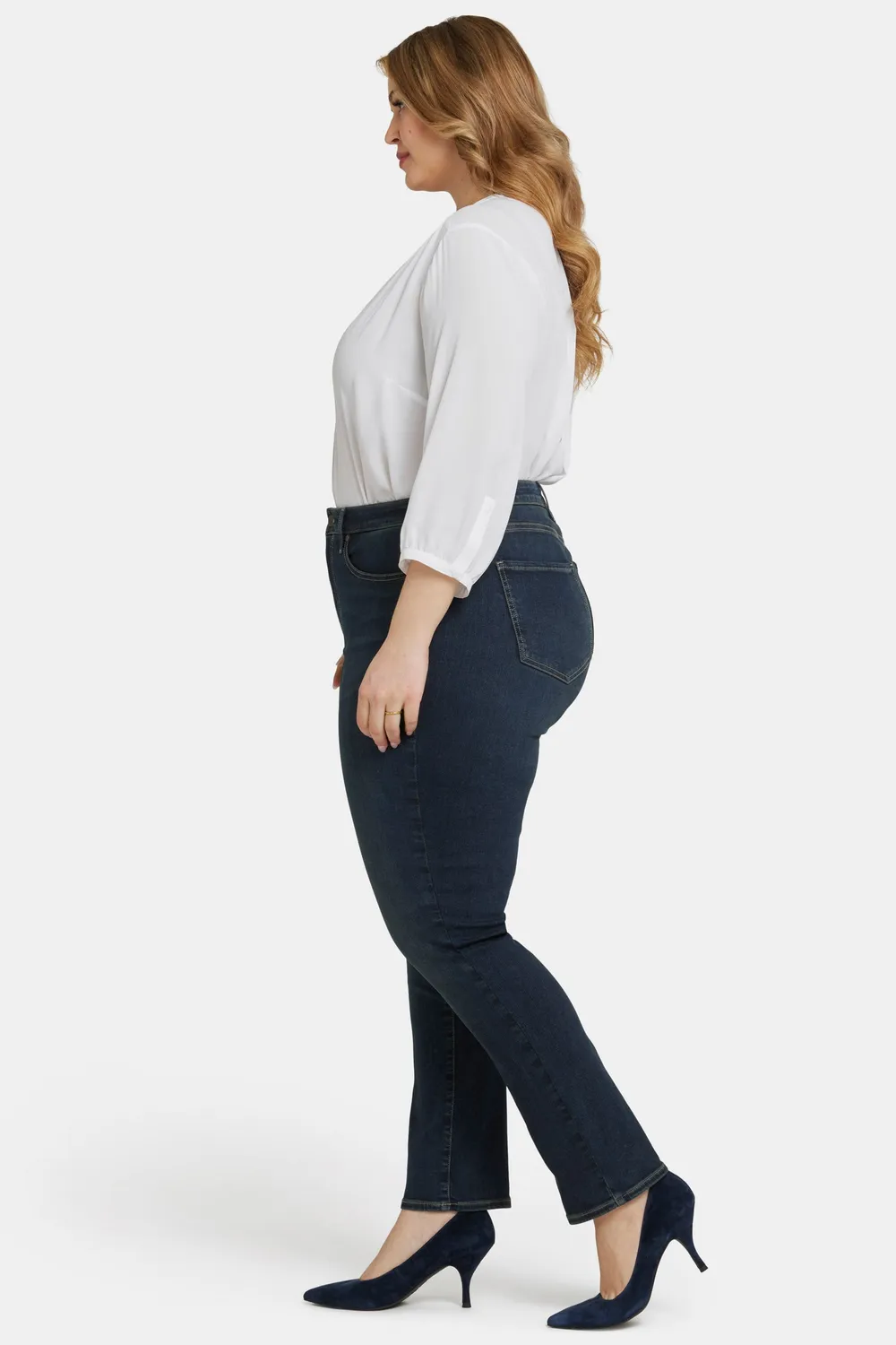 NYDJ Sheri Slim Jeans Plus Size Presley High Rise