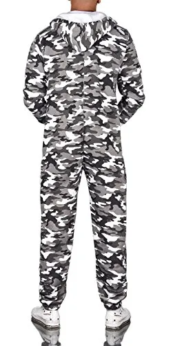 Alessandro Salvarini AS-039 Jumpsuit Trainingsanzug Herren elastisch