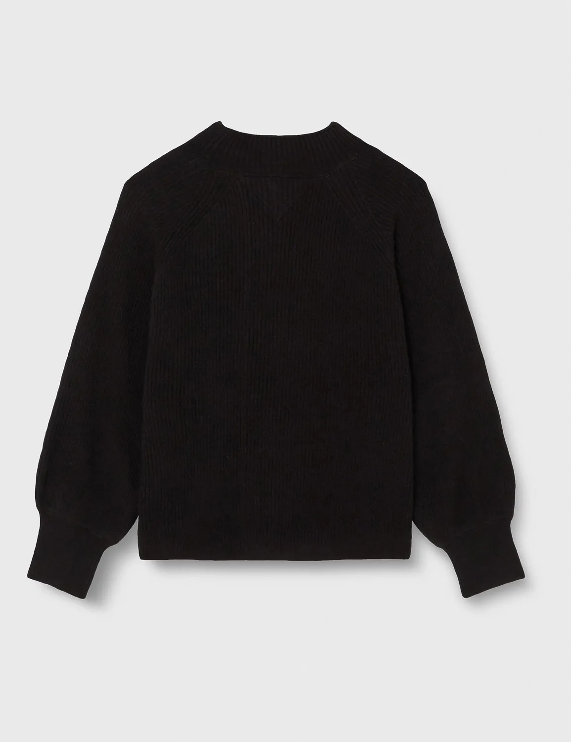 Tommy Jeans Damen Strickpullover Rollkragen Schwarz XXL
