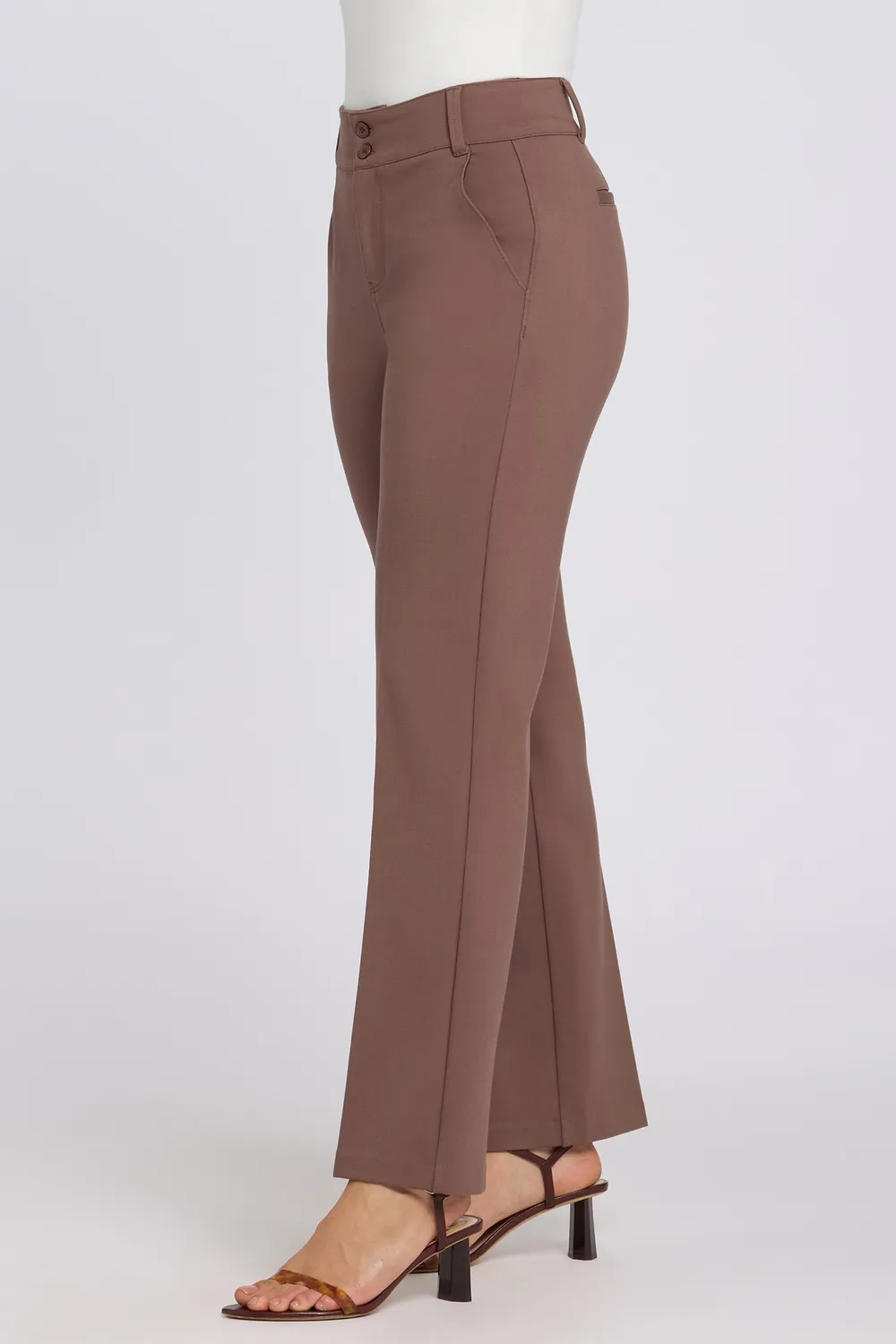 NYDJ Bella Trouser Hose Deep Taupe formend