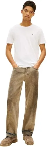 Tommy Jeans TJM XSLIM T-Shirt Herren 3er-Pack Ecru XXL