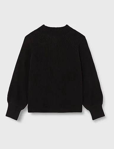 Tommy Jeans Damen Strickpullover Rollkragen Schwarz XXL