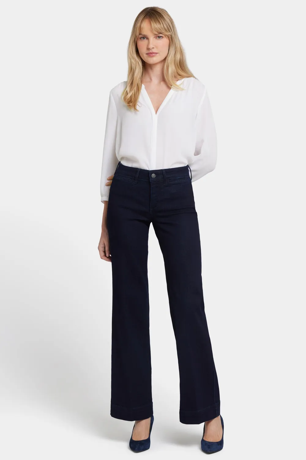 NYDJ Teresa Trouser Jeans Dark Enzyme Straight