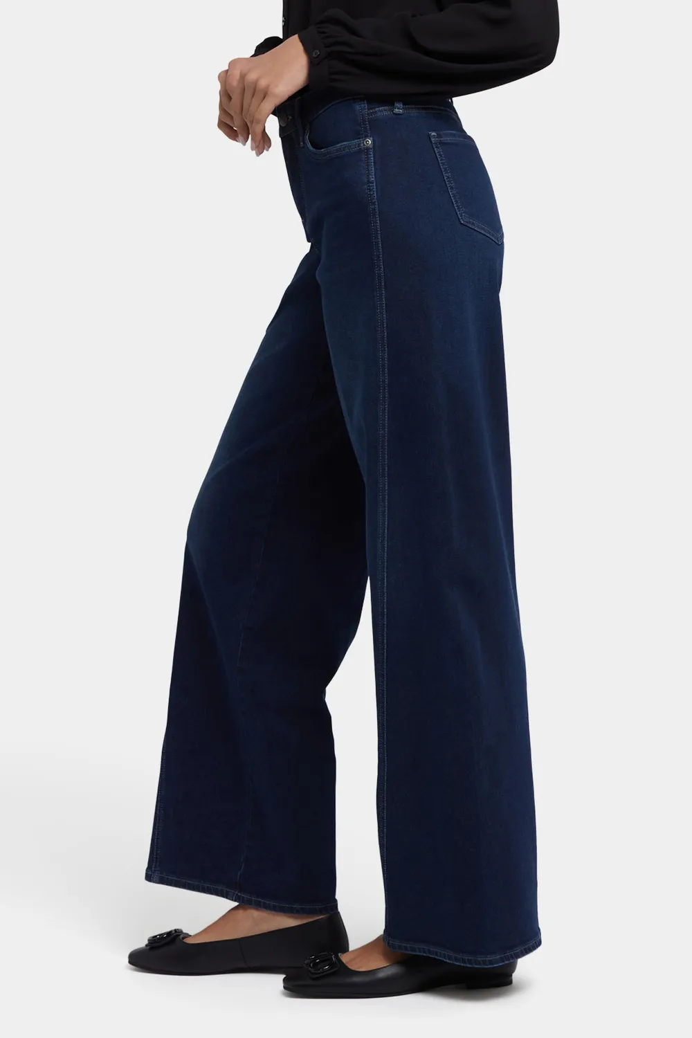 NYDJ Teresa Wide Leg Jeans Ink Skyline dunkel