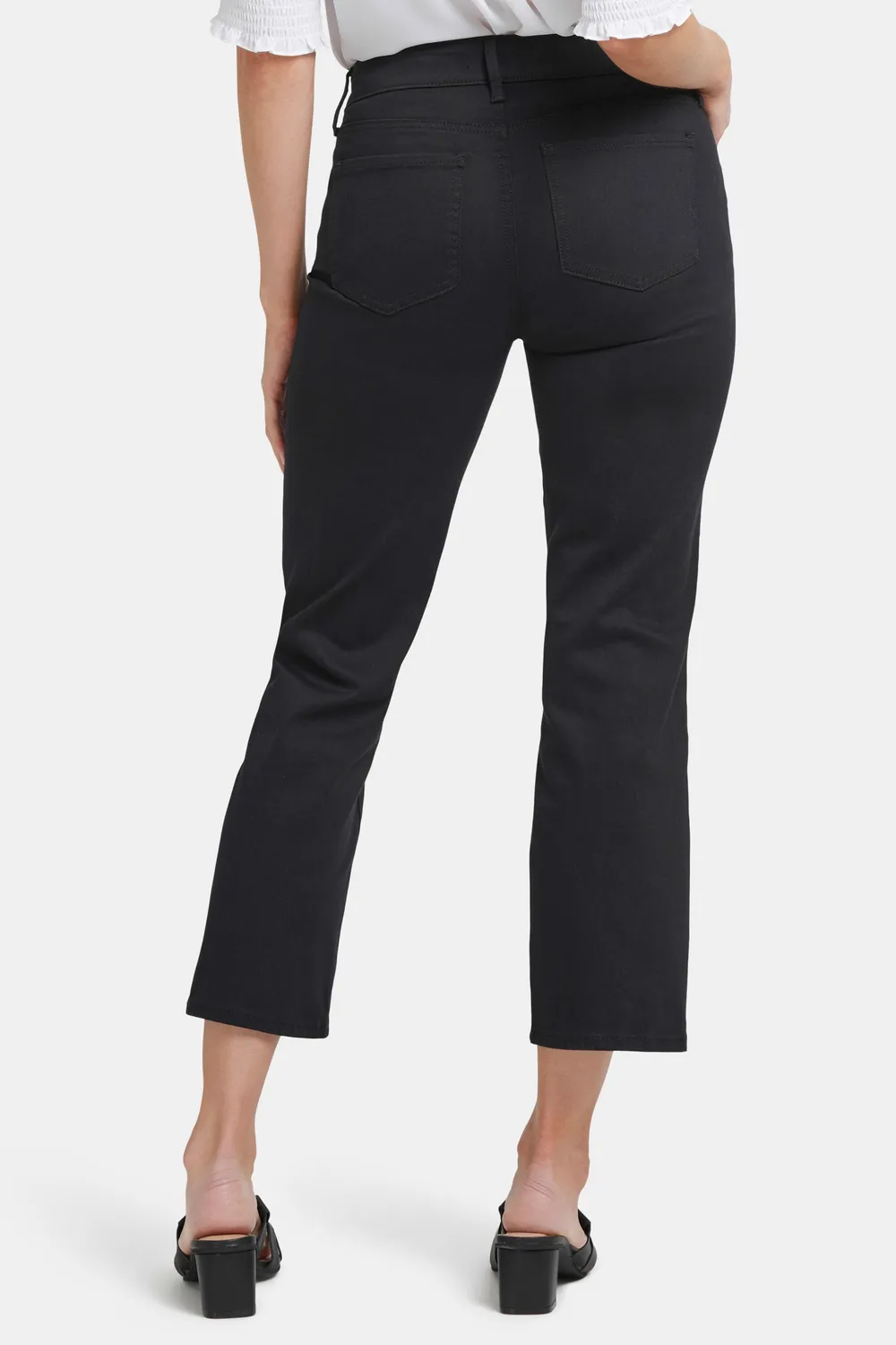 NYDJ Marilyn Straight Ankle Jeans Schwarz High-Stretch