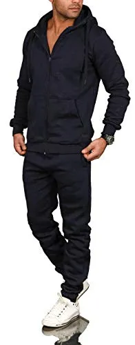 Alessandro Salvarini AS071 Herren Trainingsanzug Sportanzug