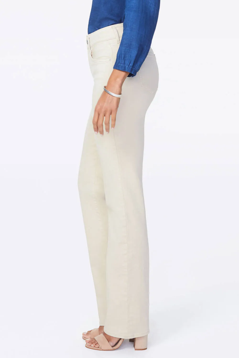 NYDJ Marilyn Straight Jeans Petite Feather formend