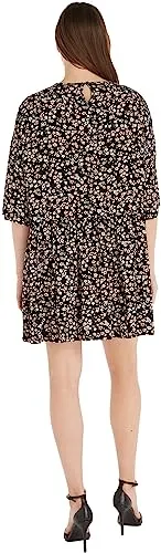 Tommy Jeans Slip-Kleid Damen S Satin-Optik