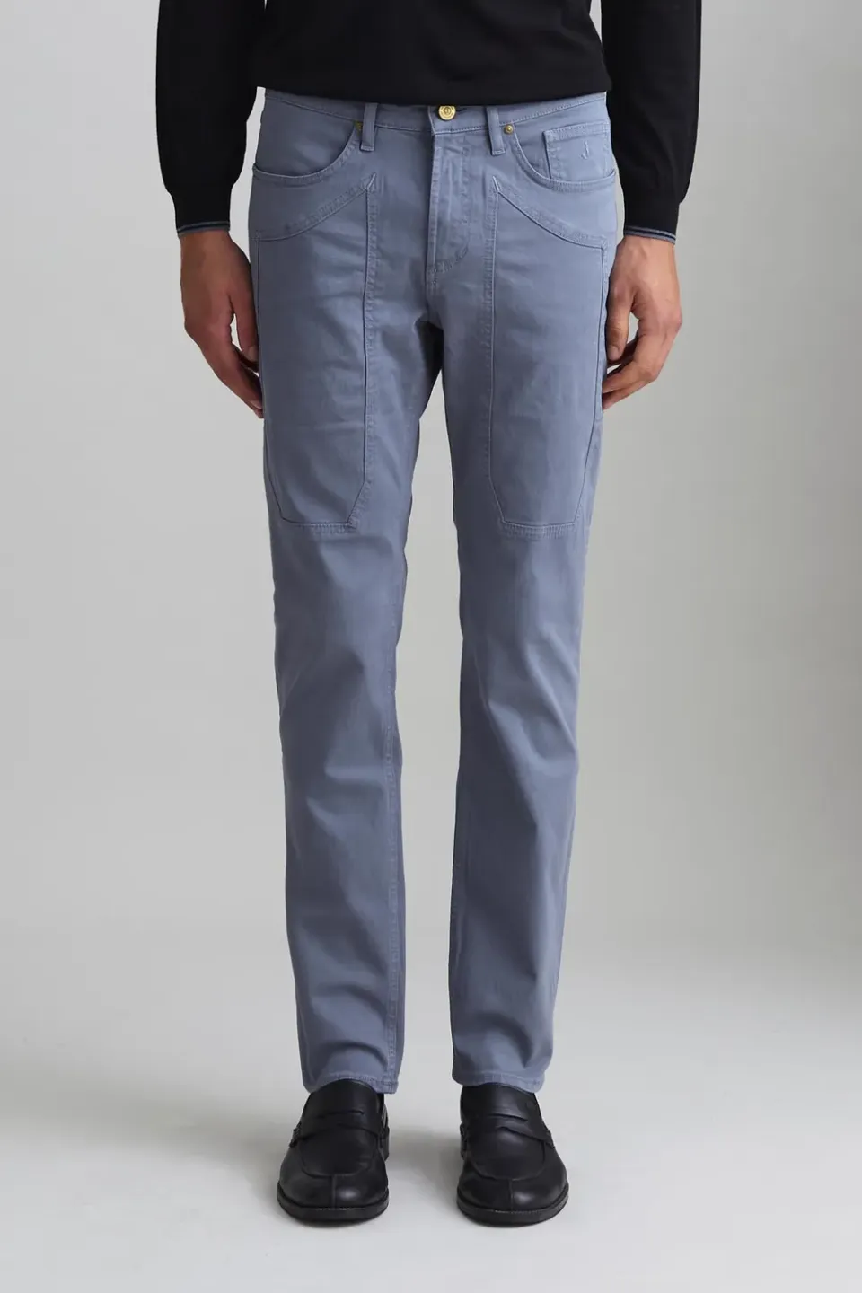 Jeckerson John Slim Fit Hose Grau Gabardine