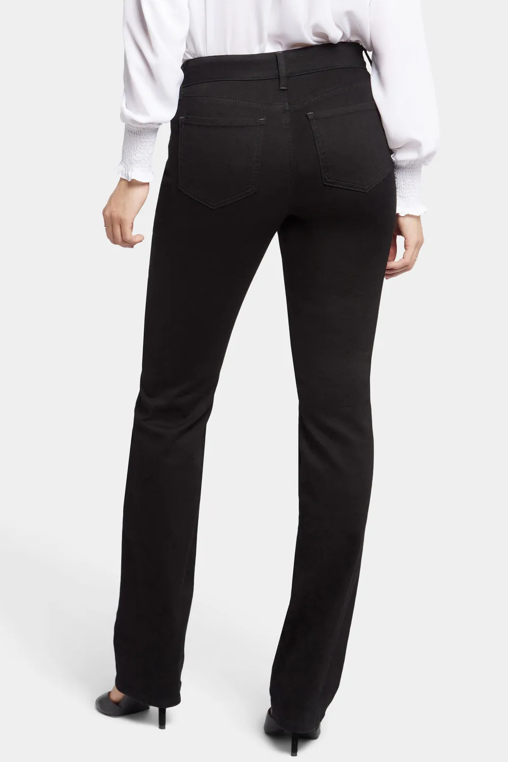 NYDJ Marilyn Straight Jeans Schwarz gerader Schnitt