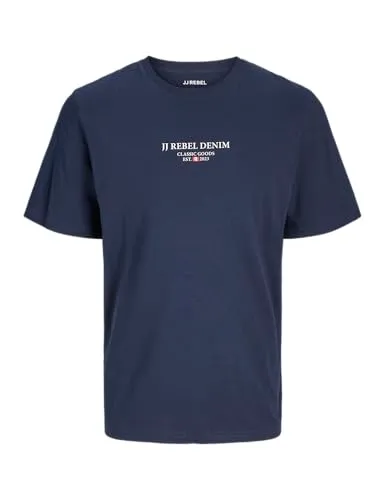 JJ Rebel Jrebjeans Rebel Print T-Shirt Herren Print Baumwolle