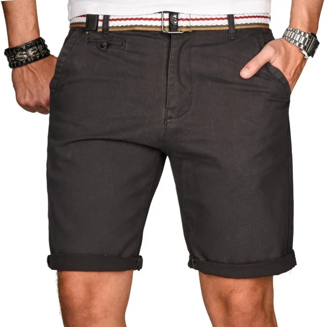 Alessandro Salvarini AS-096 Sommerhose Herren Bermuda