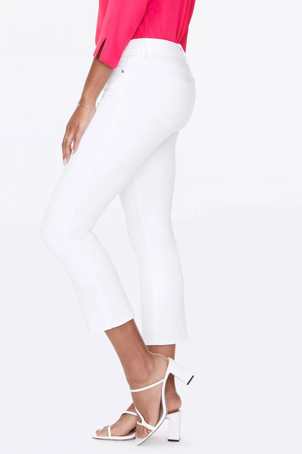 NYDJ Marilyn Straight Ankle Jeans Optic White