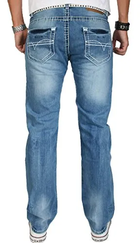 Alessandro Salvarini AS006 Jeans Ice-Blue Regular Straight