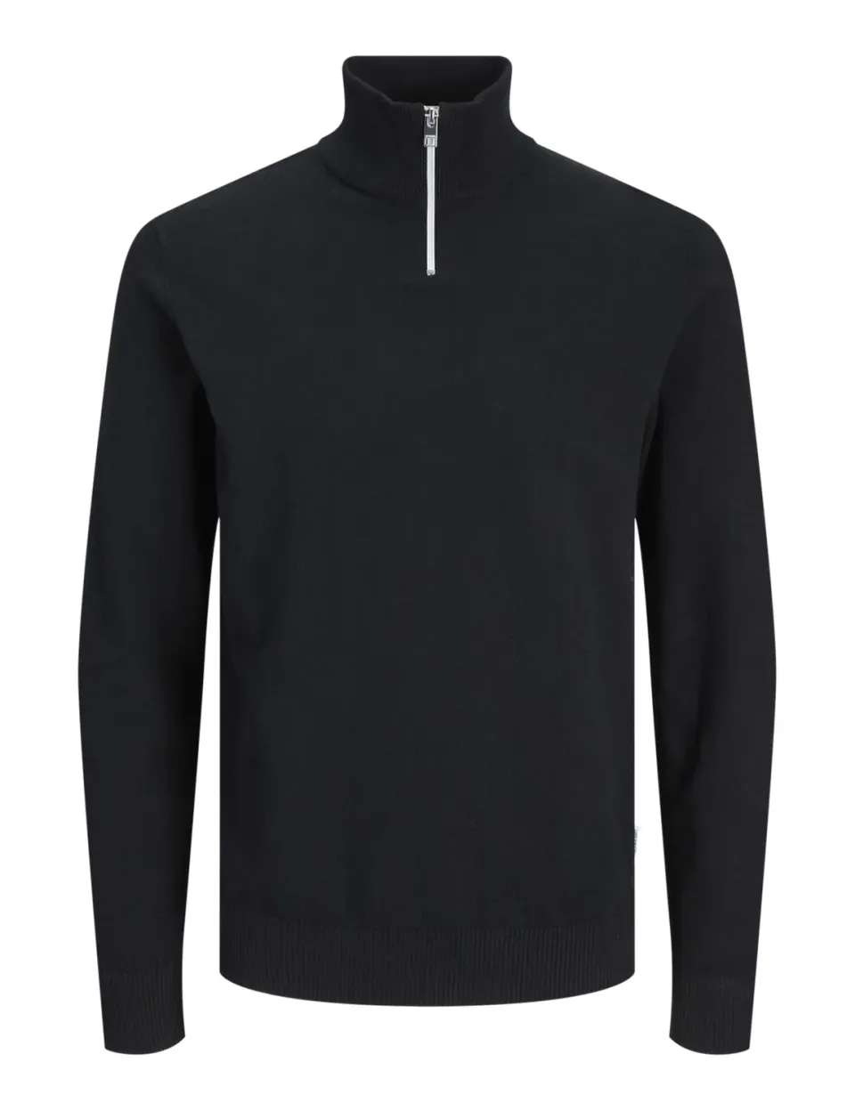 JJ Rebel Jrebcallum Knit Half Zip Troyer Schwarz