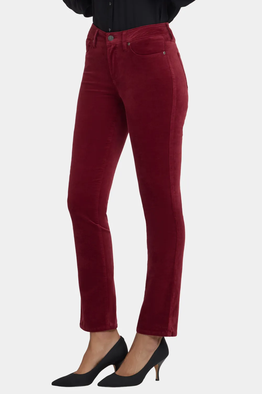 NYDJ Sheri Slim Pants Samthose Wild Currant