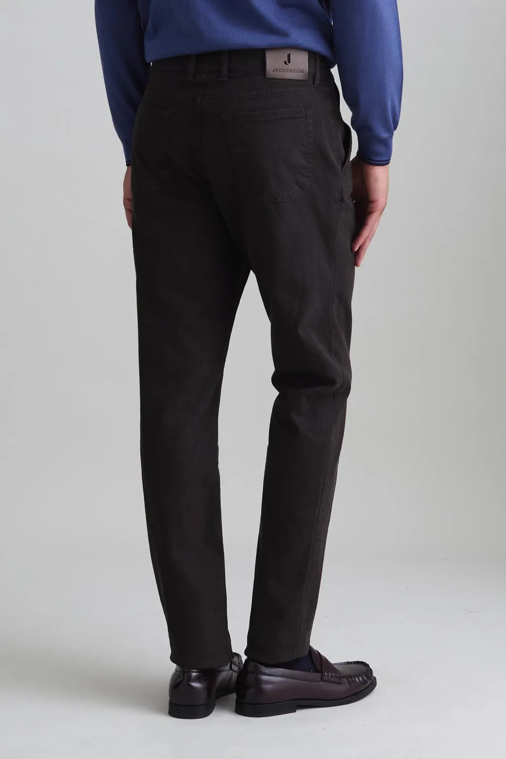 Jeckerson Julius Chino Herren braun Slim Fit Baumwolle