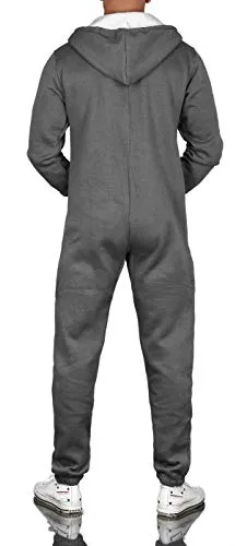 Alessandro Salvarini AS-039 Jumpsuit Trainingsanzug Herren elastisch