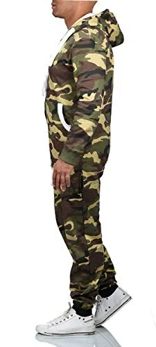 Alessandro Salvarini AS-039 Jumpsuit Overall Trainingsanzug Stretch