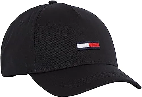 Tommy Jeans TJU Flag Basecap Schwarz Baumwolle