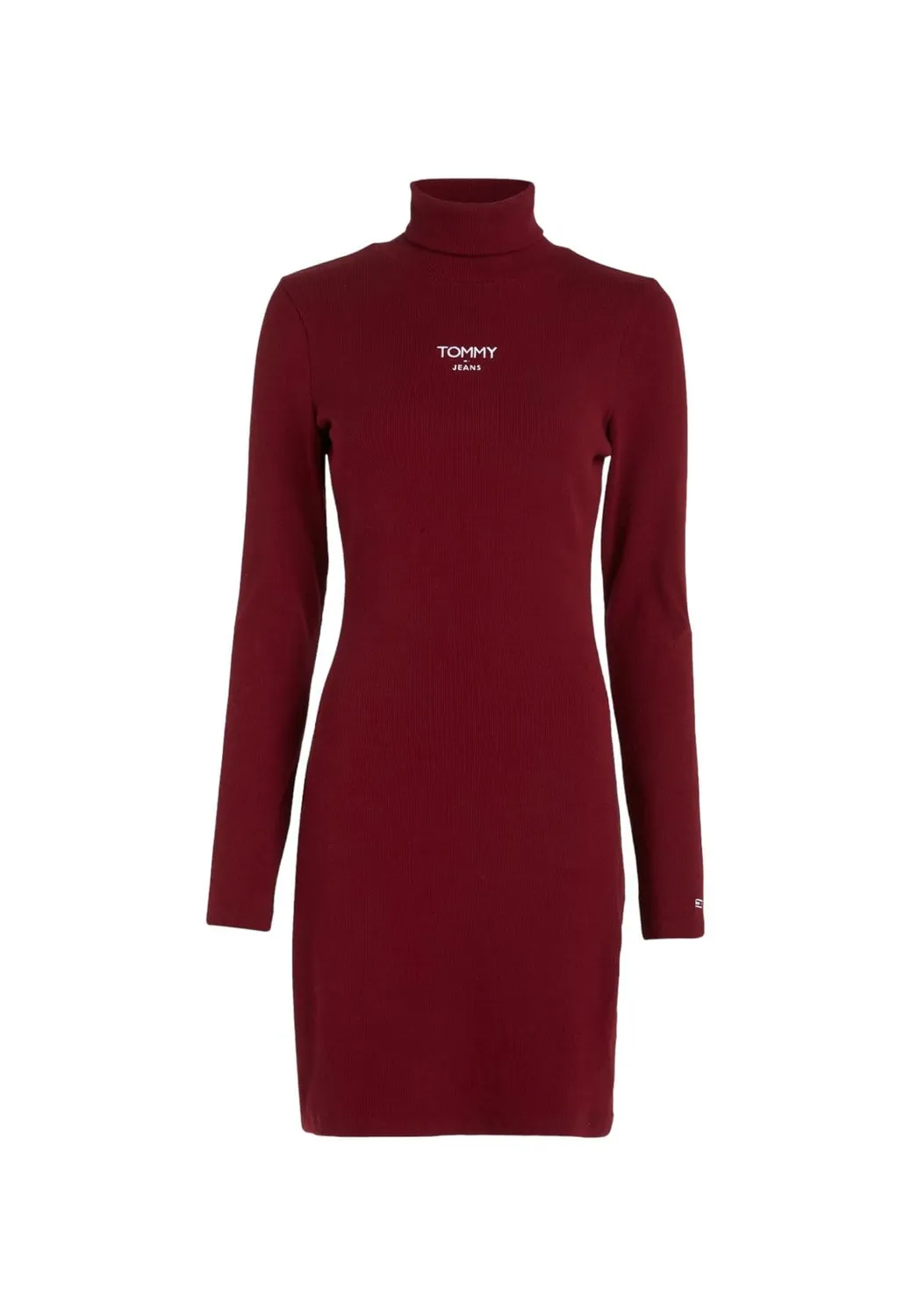 Tommy Jeans Bodycon Kleid Minikleid Schwarz figurbetont