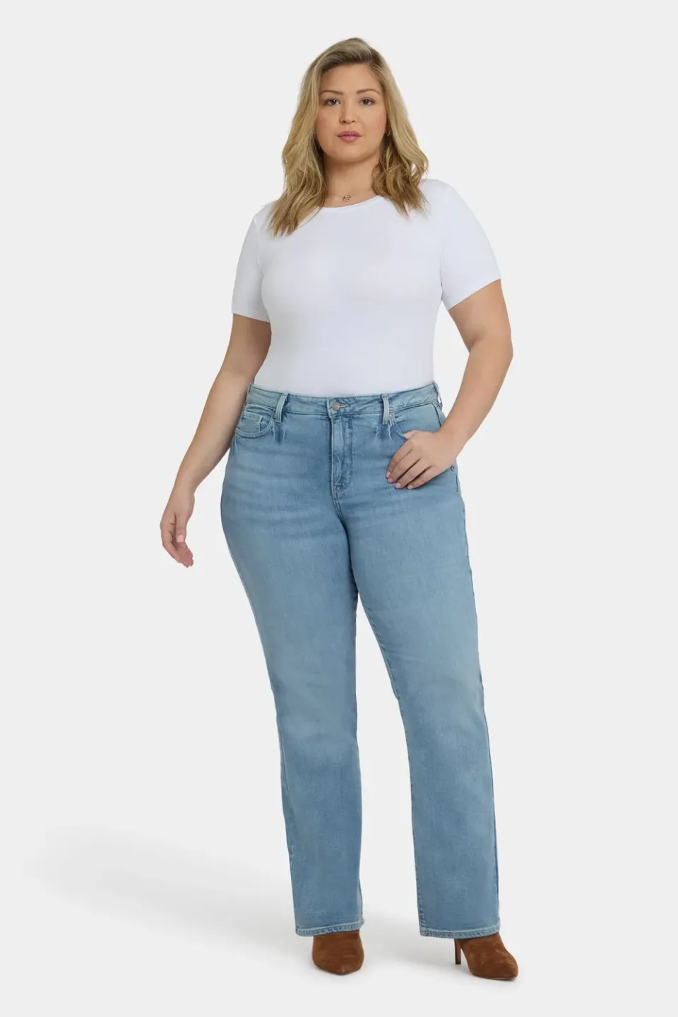 NYDJ Barbara Bootcut Jeans Majestic Dusk Plus Size