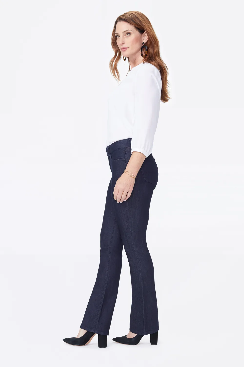 NYDJ Billie Mini Bootcut Jeans Dark Enzyme Stretch