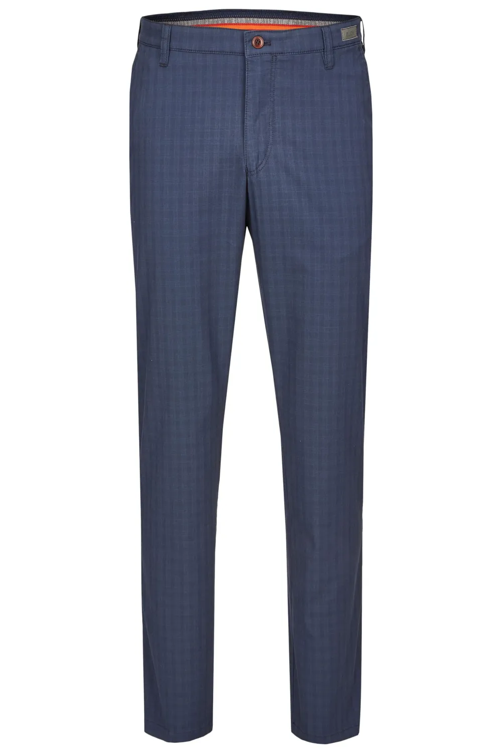 Aubi Ceramica Glencheck Baumwollhose Herren Business