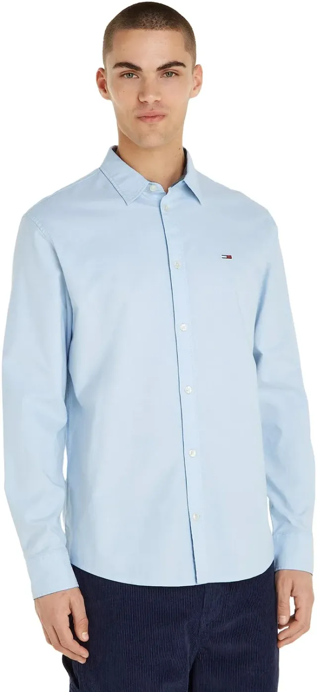 Tommy Jeans Freizeithemd Herren Chambray Blue XXS