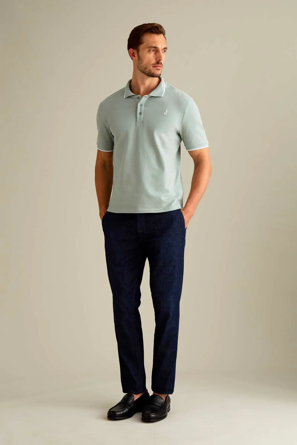 Jeckerson Jack Jeans Herren dunkelblau Slim Fit Denim