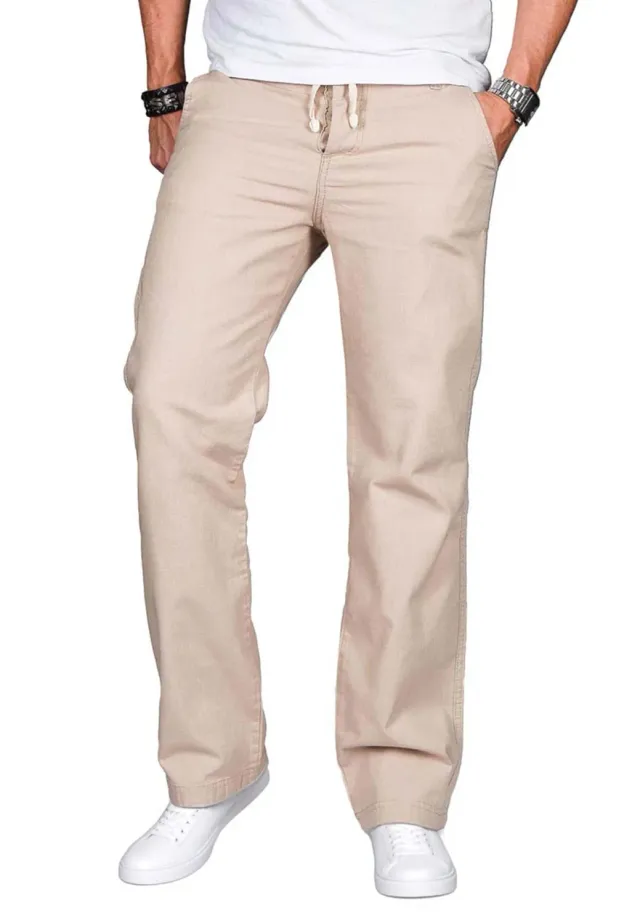 Alessandro Salvarini AS-034 Sommerhose Herren gerade