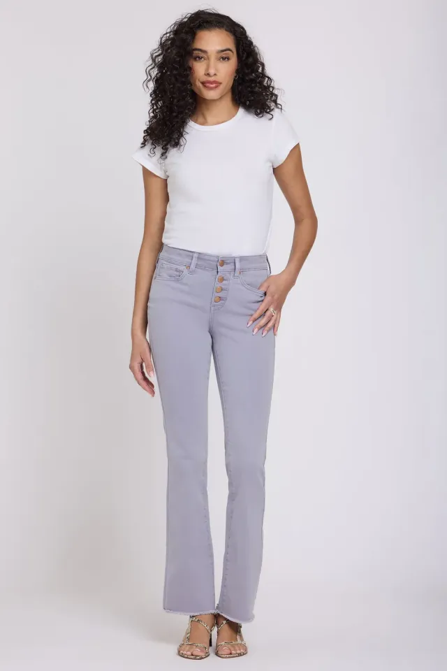 NYDJ Barbara Bootcut Jeans Vintage Lavender Mid Rise