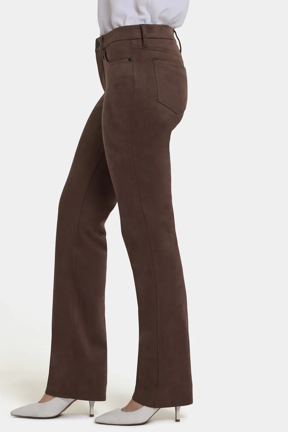 NYDJ Marilyn Straight Hose Petite Coffee Bean Stretch