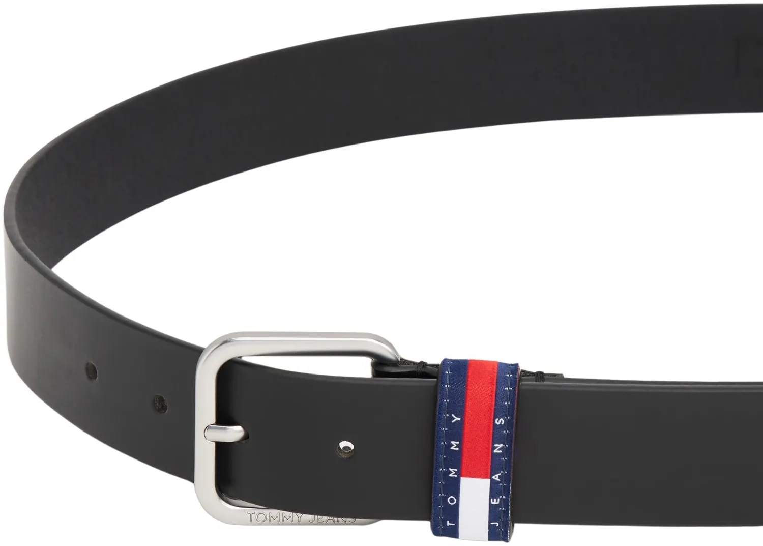Tommy Jeans Ryan Regular Gürtel Leder 80 Black