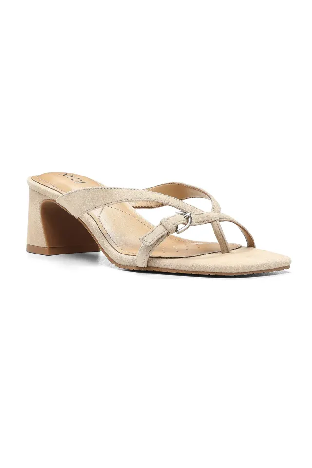 NYDJ Glam Blockabsatz Sandalen Sand Riemchen