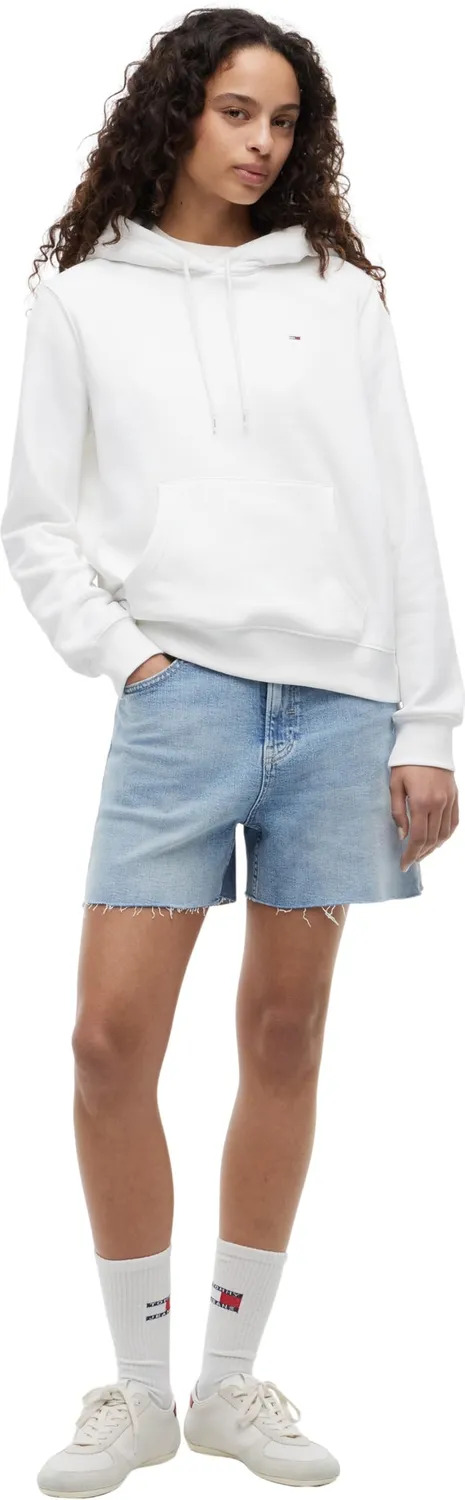 Tommy Jeans TJW Regular Hoodie Damen Kapuze Schwarz