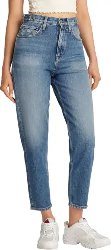 Tommy Jeans Mom Jean Damen Jeans 26W/28L Cropped