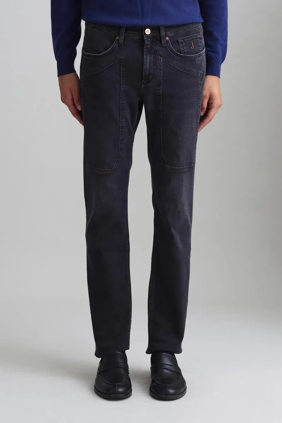 Jeckerson John Jeans Slim Fit Schwarz Used Denim