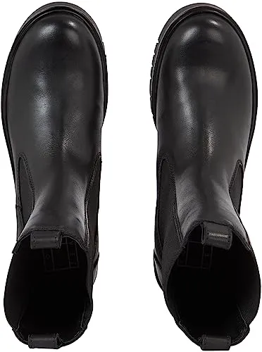 Tommy Jeans TJW Long Chelsea Boot Damen Stiefel 39 Schwarz