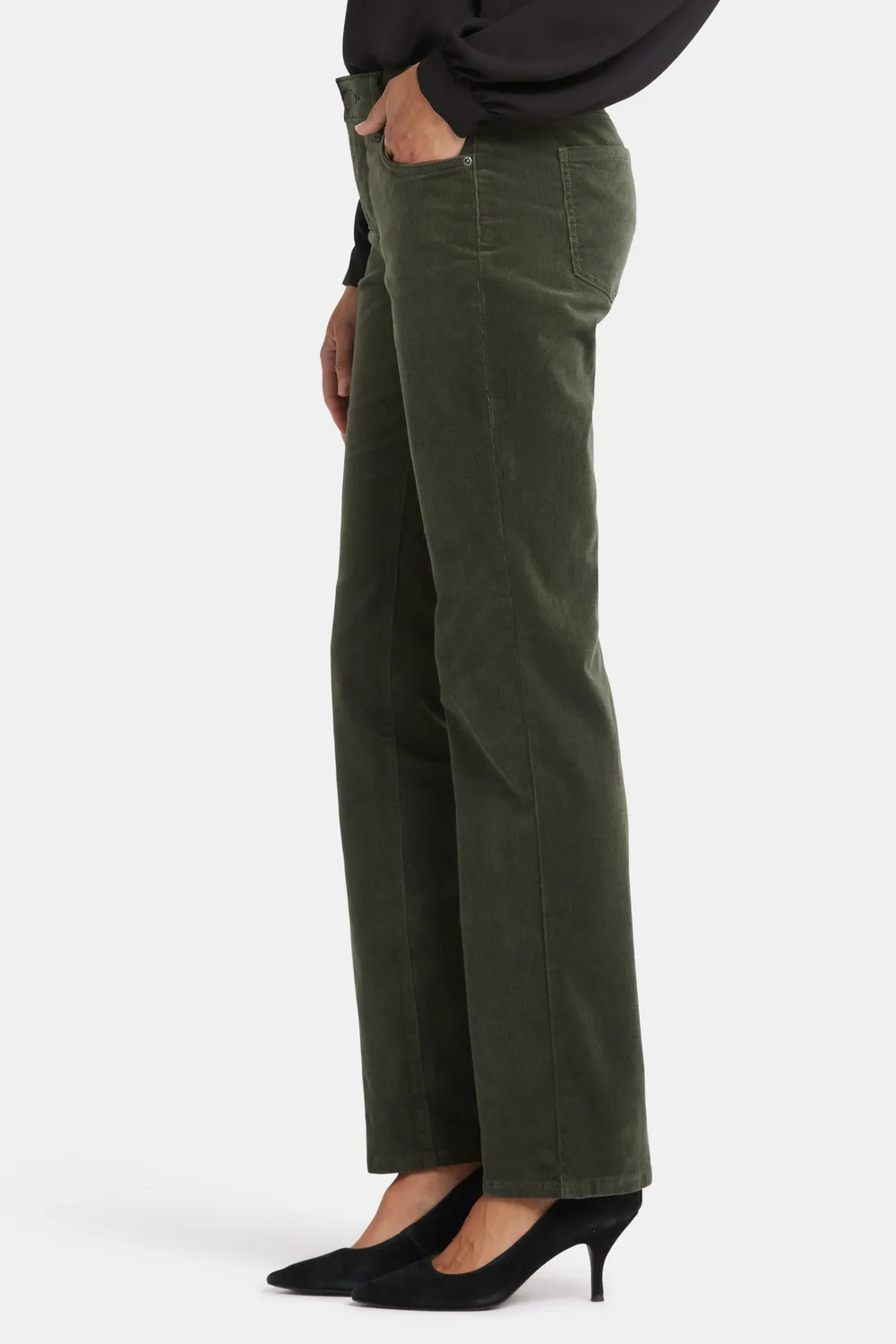 NYDJ Marilyn Straight Petite Hose Vine Leaf Cord