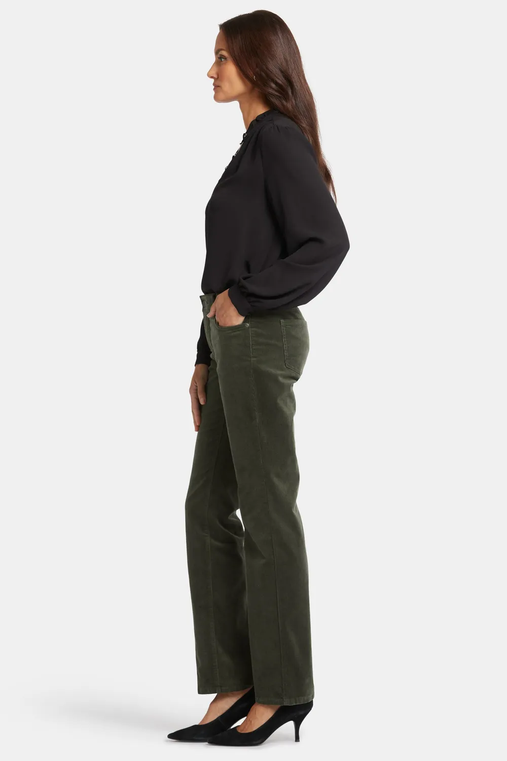 NYDJ Marilyn Straight Petite Hose Vine Leaf Cord