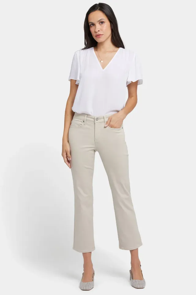 NYDJ Marilyn Straight Ankle Jeans Feather beige