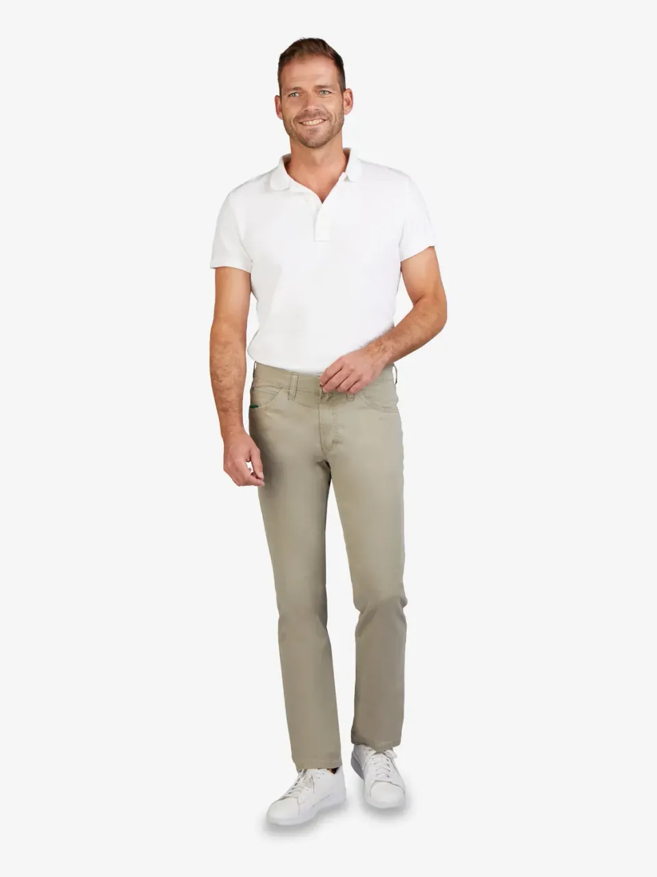 Club of Comfort Henry 7901 Hose grau-beige Comfortbund
